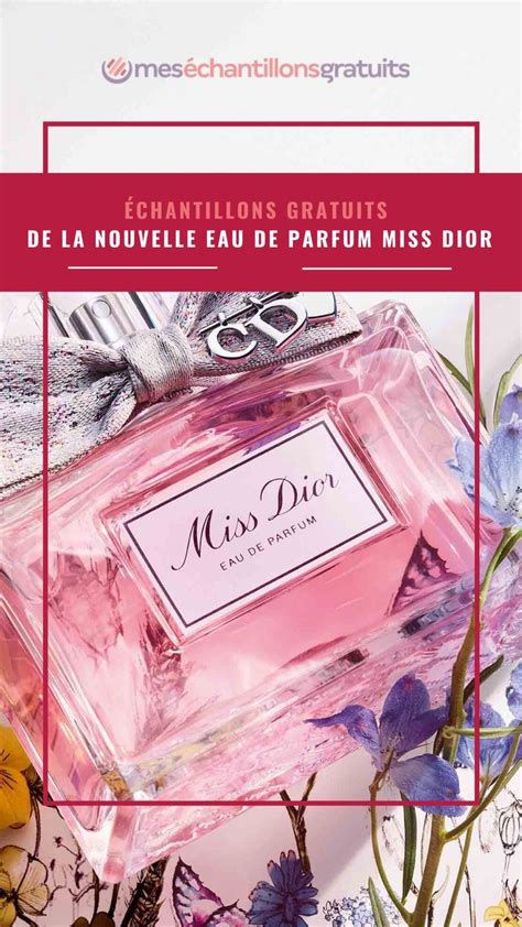 recevoir echantillon parfum dior|parfum dior france.